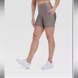 Taupe bike shorts